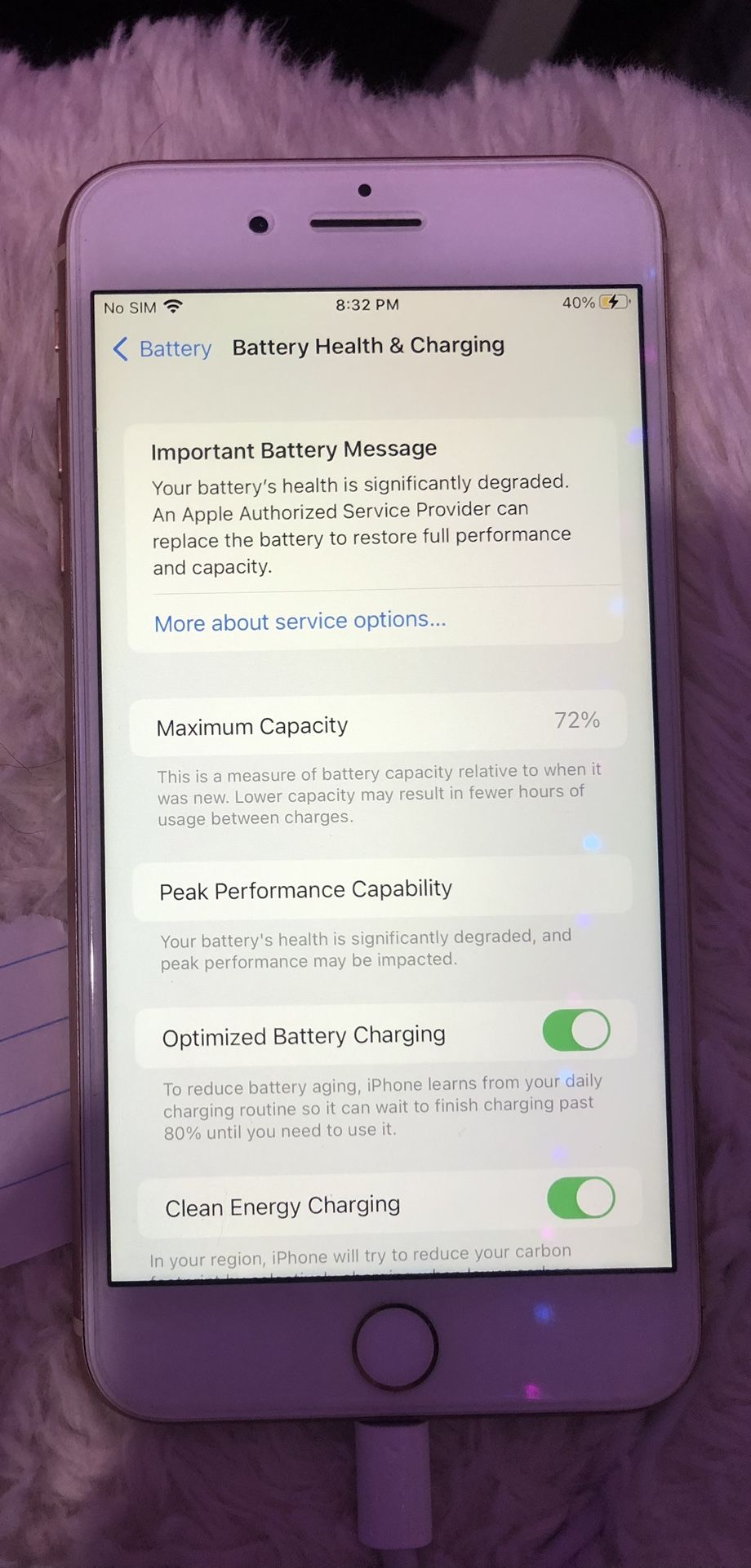iPhone 8plus 64gb (Gold)