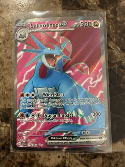 Salamence ex 177/159 Full Art Pokemon Card Journey Together NM
