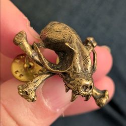 Stephanie Inagaki Miyu Decay Bat Skull Pin