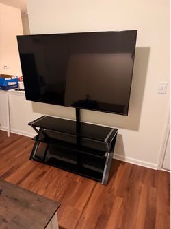 70 inch onn roku tv and stand