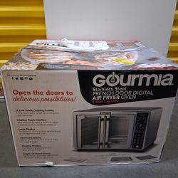Gourmia 1700W 6-Slice Digital Toaster Oven Air Fryer Stainless Steel