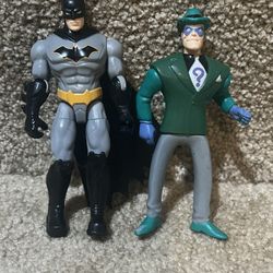 Lot of 3 Batman & Riddler 3.75" McDonald's Action Figure DC Comics