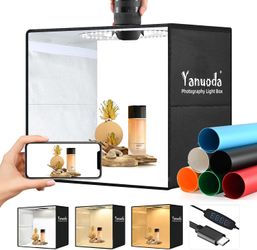 Upgraded Type C Light Box 16"x12"x16" – Foldable Photo Studio (CRI 97)