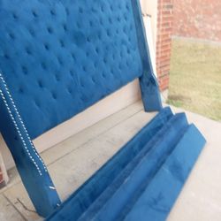 King Size Bed Frame And A Full Size Bed Frame Goid / Great Condition 150 For Both