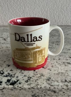Starbucks Dallas Texas Global Icon Collector Series Coffee Mug Cup Ceramic 16 oz