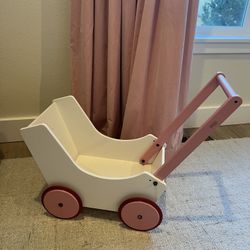 HABA wooden doll stroller pram buggy