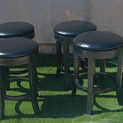 4- 24" SWIVEL STOOLS