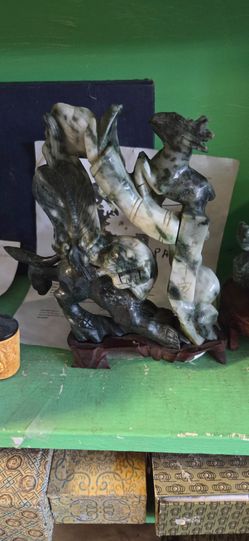 Estate sale Asian sculpture scroll down to description