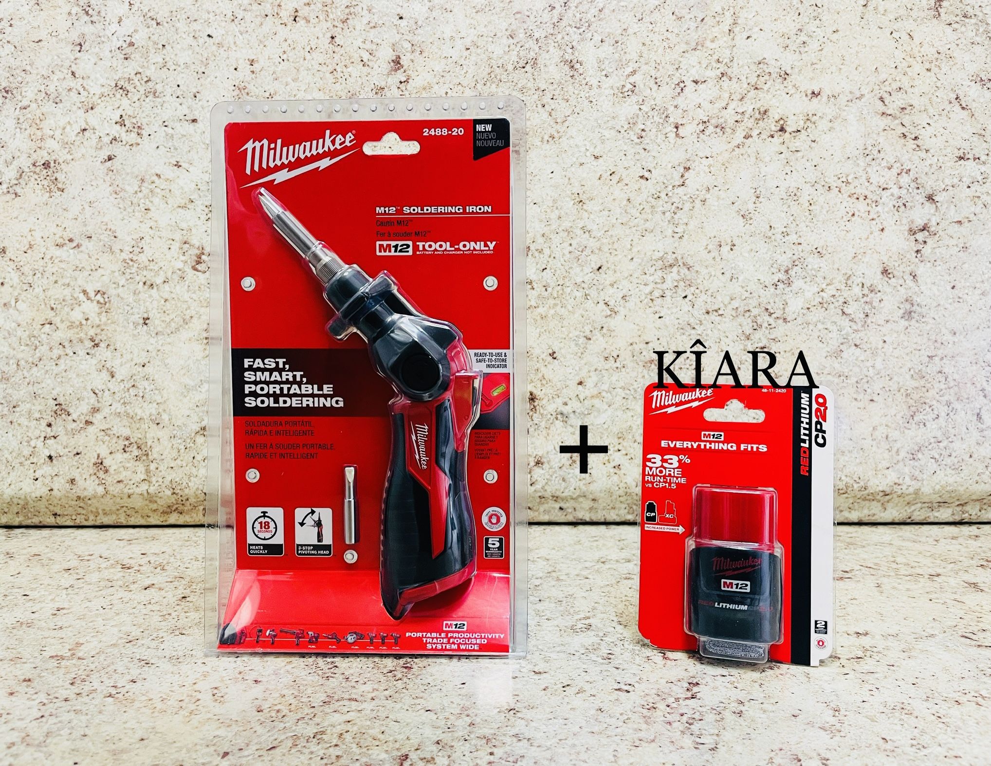 MILWAUKEE Soldering Iron M12 And Battery 2.0 M12