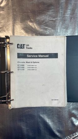 Cat et3000  electric forklift manual