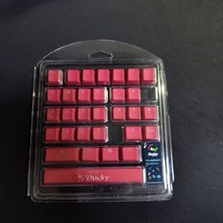 DUCKY RUBBER KEYCAPS RUBBERIZED PBT DOUBLE SHOT KEYCAP SET 31 KEY