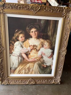 Ethan Allen Oil Painting-( A MOTHER LOVE ) # 072347