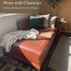 Authentic Natuzzi Leather Loveseat