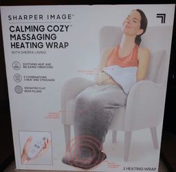 Stay Cozy! Sharper Image Calming Cozy Massaging Heating Wrap