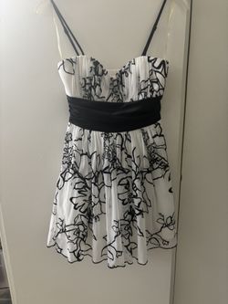 Black And White Cocktail Dress