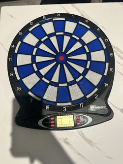 Dart Board With Darts