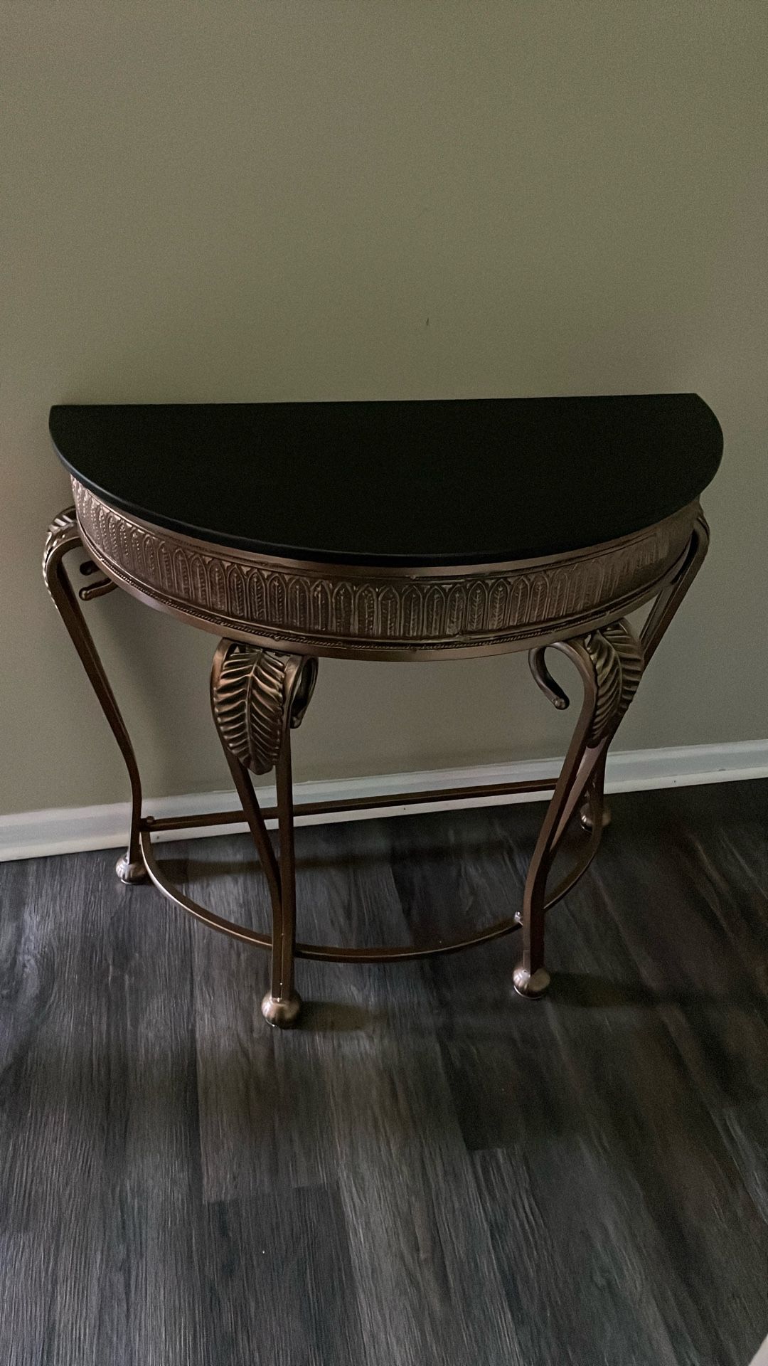 Metal Console Table Gold