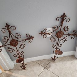 Iron Candle Holders  