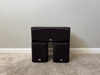 Onkyo Home Theater Surround Speakers and Center Channel Speaker