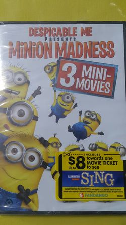 DESPICABLE ME MINION MADNESS DVD
