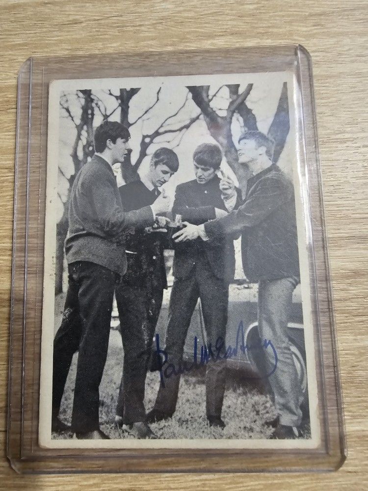 1960s Beatles Card