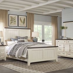 Beautiful 3-Piece Bedroom Set – Bed, Dresser & Nightstand. MOVING OUT SALE