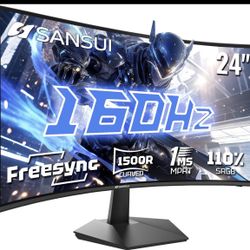 24” Curved Gaming Monitor 160 Hz