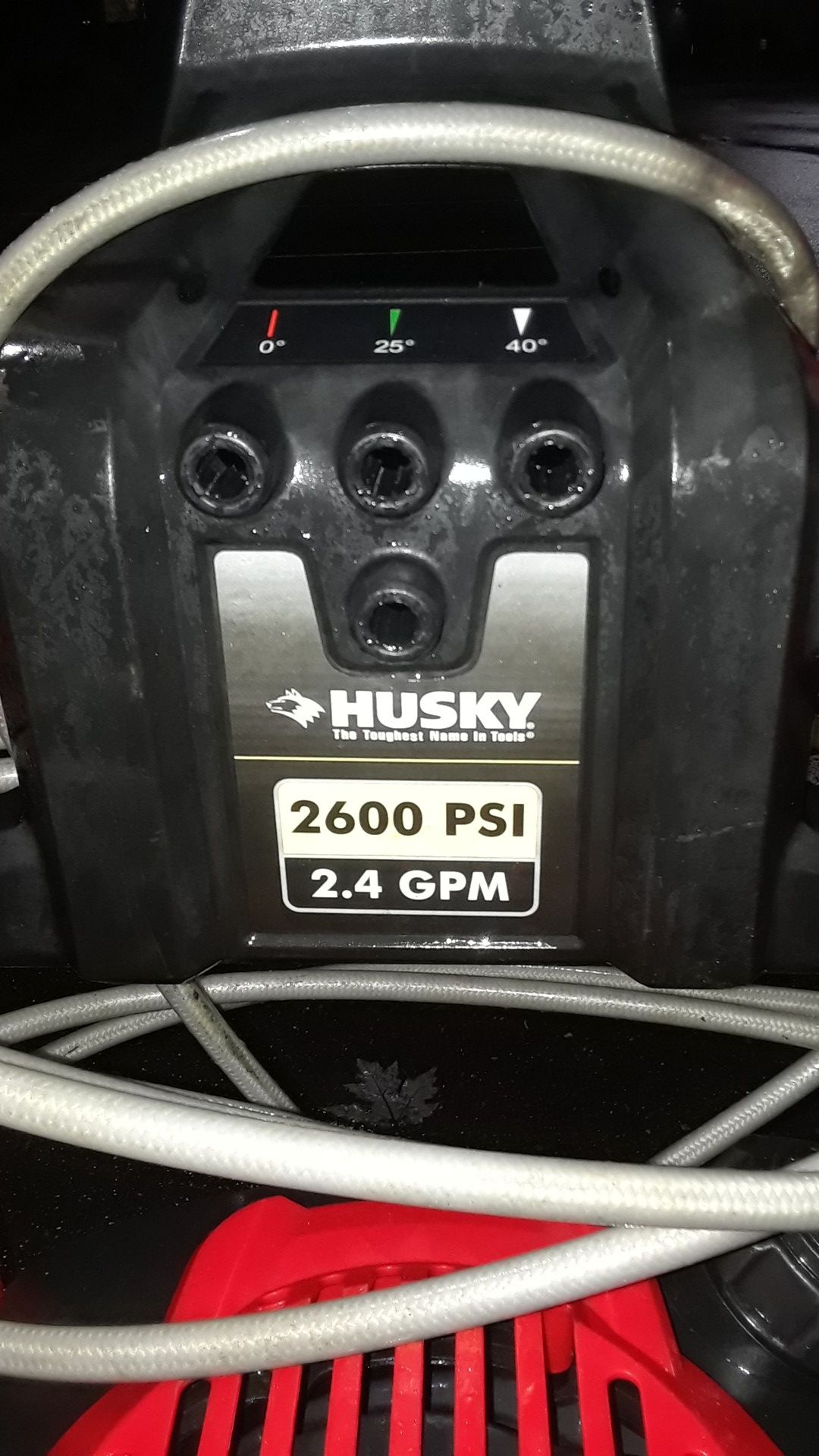 Husky 2600 psi 2.4 GPM powered by Kohler 173cc pressure washer for Sale
