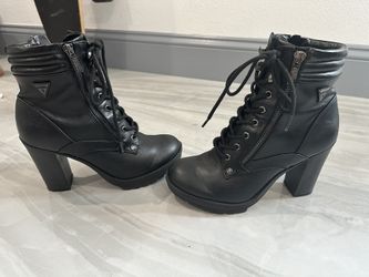 All Black Original Guess Boots