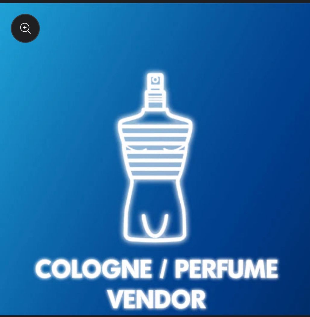 Cologne/perfume vendor
