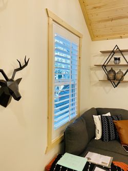 Wood Shutter Window Treatments- Persianas De Madera