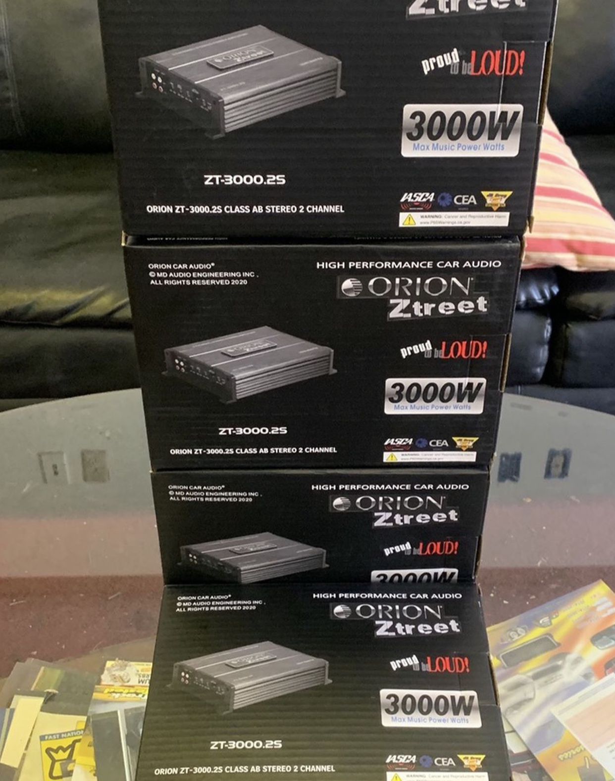 Orion Car Audio . Car Stereo Amplifier . 3000 watts 2 Channel . 3 Day Super Sale $79 While They Last . New