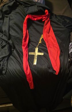Men's xl priest costume