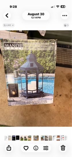 2 Manor House Oversized 33" Tall Extra Large Solar Lanterns