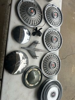 Vintage Chevrolet Hubcaps and parts