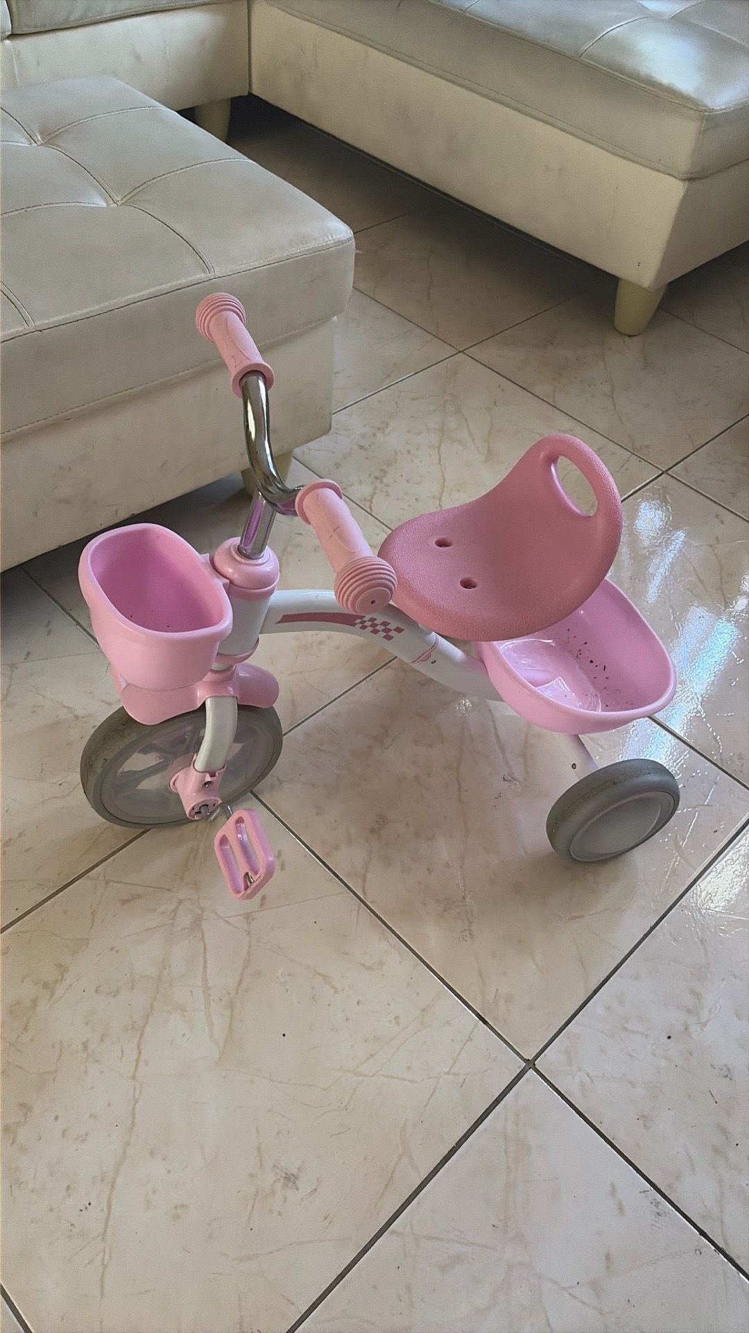 Cute Pink Toddler Tricycle