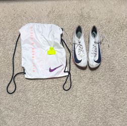 Nike Max Fly 2 Track Sprint Spikes Size 11.5 With Spike Bag and Screw