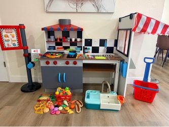 Little Tikes Drive-Thru Diner Wooden Play Kitchen