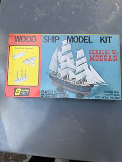Vintage model ship