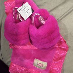 Ugg Yeah Slides And Lovey Baby Set
