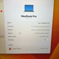 2017 MacBook Pro