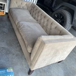 Tufted sofa