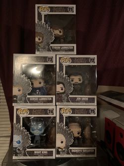 Game of Thrones characters on iron throne #71-75