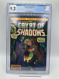 Crypt of Shadows #10 CGC 9.2 Horror Marvel Comics 1974