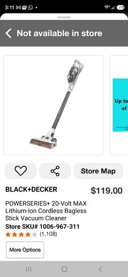BLACK+DECKER POWERSERIES+ Cordless Stick Vacuum