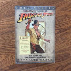 (Never Opened) Indiana Jones Trilogy DVD Box Set + Bonus disc