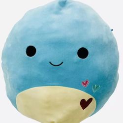 Squishmallow Ben the Dinosaur Blue/Teal Dino Plush Stuffed Animal Large 16"