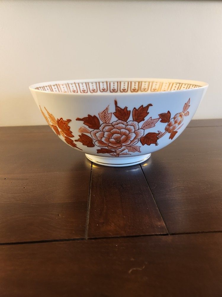 Andrea By Sadek Imari Style Japanese Serving Bowl (#9977)