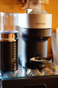 Gently  used Nespresso   coffee machine