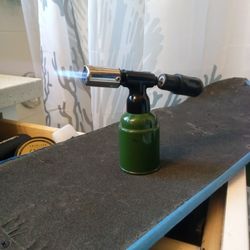 Army Green Cantina Style Blue Flame Torch 